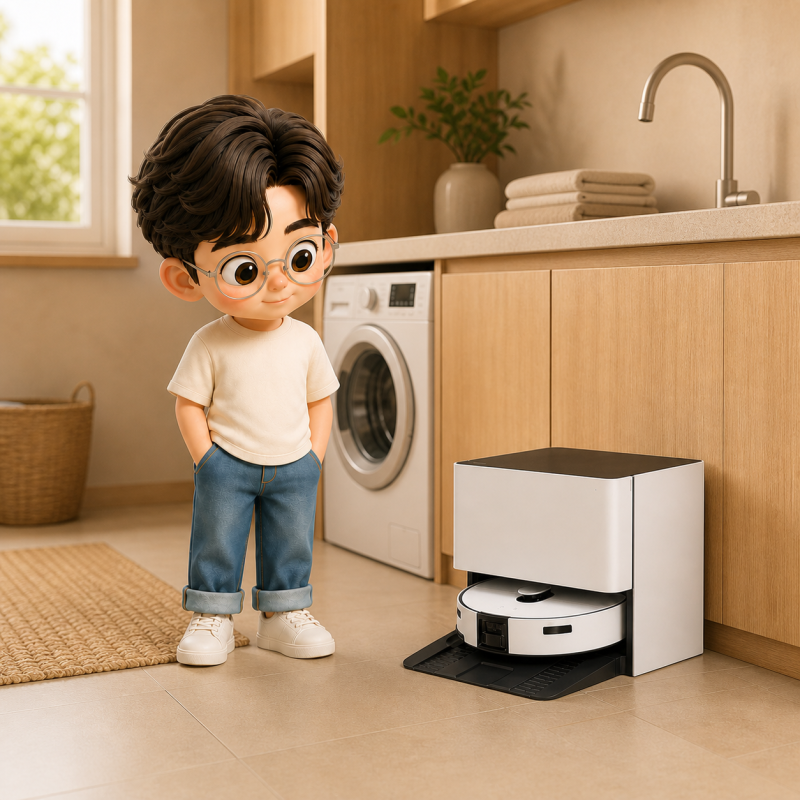 직배수 로봇청소기, 물통 비우기까지 귀찮다면 VR80F01SDG 설치 전 볼 것