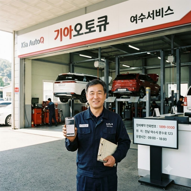 여수 기아오토큐 정비예약 전화번호·위치 총정리