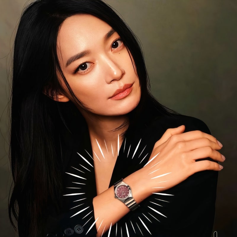 ‘신민아 손목에 이게 뭐야?!’ 여성 명품시계 신상, 오메가 컨스텔레이션 29mm