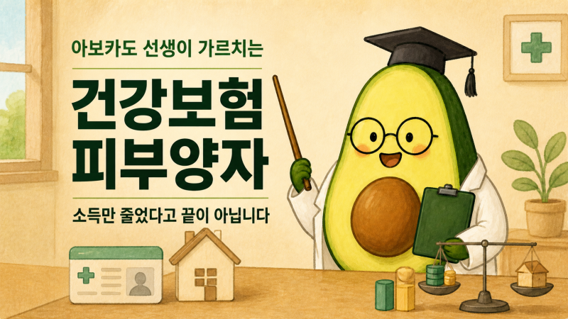 건강보험 피부양자, 소득만 줄었다고 바로 유지되는 건 아닙니다