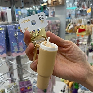 귀여워서 그냥 지나칠 수 없네? 다이소 텀블러 키링 놓칠 수 없어!