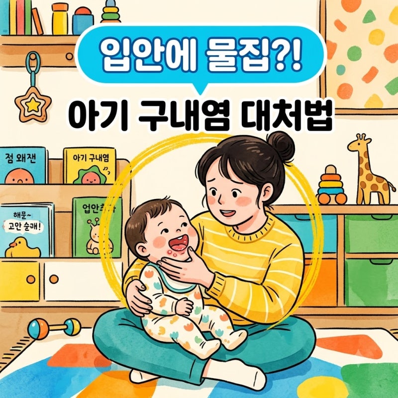 아기 구내염 증상과 원인, 빨리 낫는 법부터 등원 기준까지