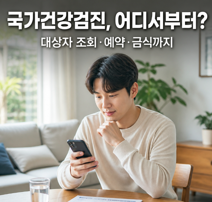 2026 국가건강검진 예약 방법 총정리: 대상자 조회 및 국민건강보험공단 홈페이지 활용법