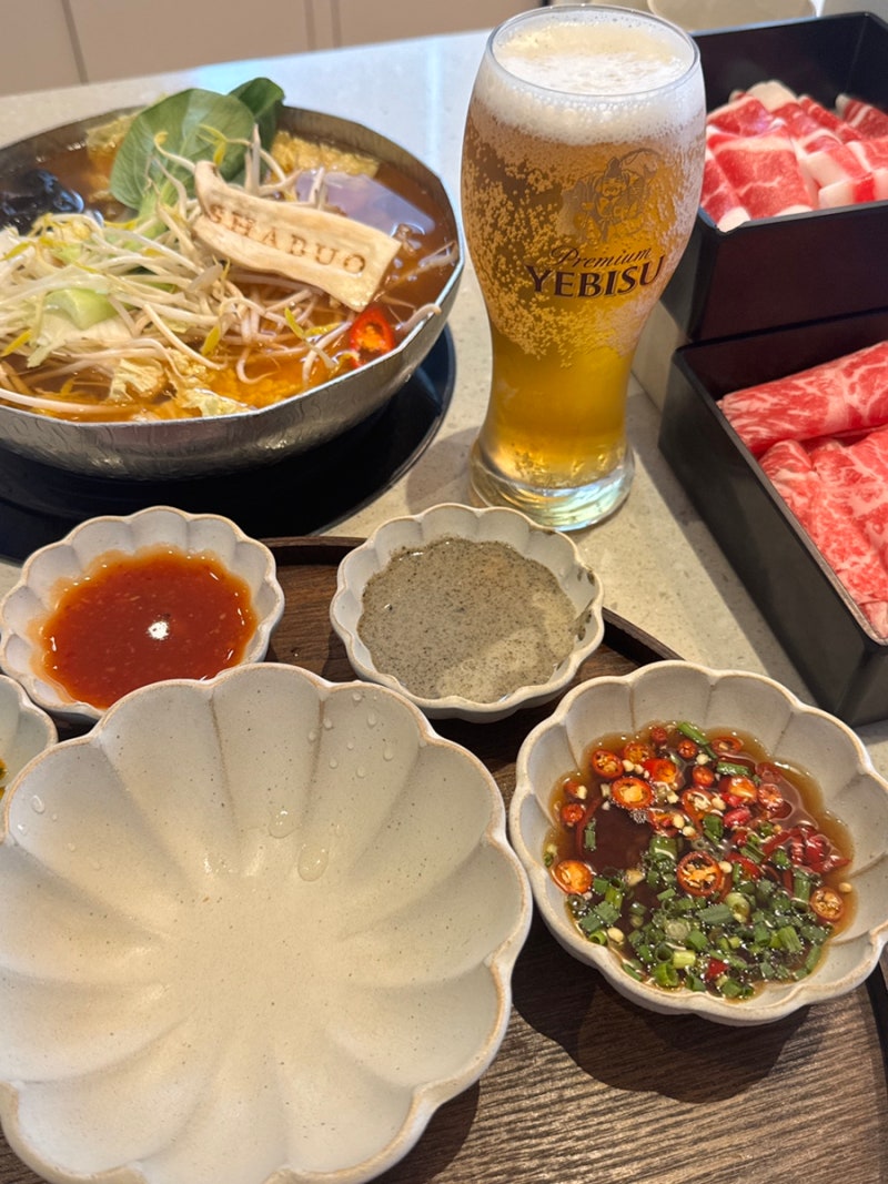 압구정점심맛집 정준하샤브샤브 샤브오