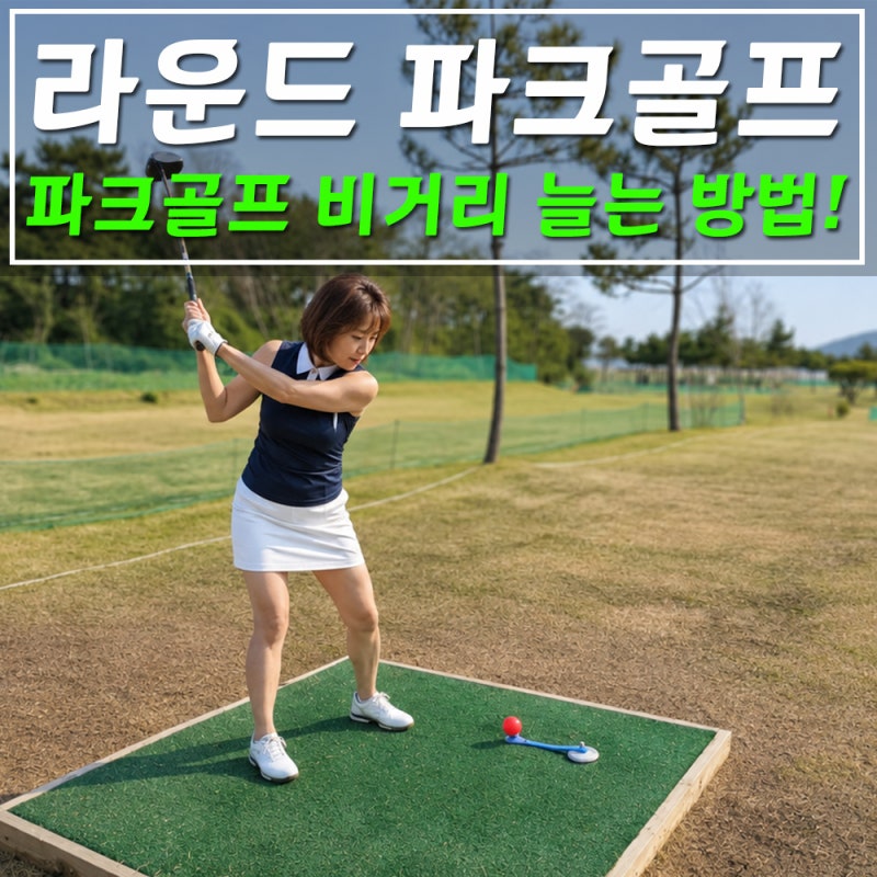 파크골프 잘 치는 법, 비거리 안정적으로 늘리기!