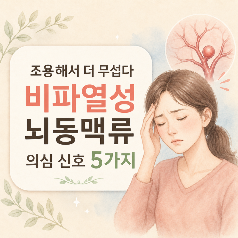 비파열성뇌동맥류, 뇌동맥류 더 중요한 건 ‘크기와 위치’