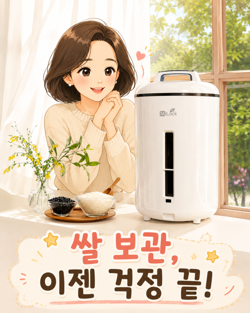 진공 쌀통 추천, 미락바이오 3세대 쌀보관통 기능과 후기 정리