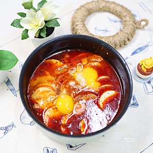 양념이 열일하는 류수영 순두부찌개 레시피 끓이는법 스팸 요리