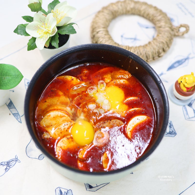 양념이 열일하는 류수영 순두부찌개 레시피 끓이는법 스팸 요리
