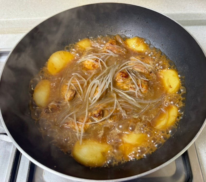 간장찜닭 레시피, 아이와 함께 먹기 좋은 원팬 찜닭