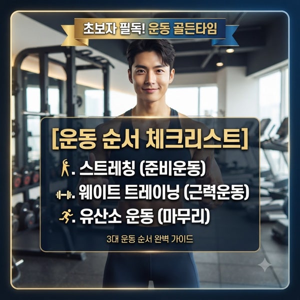 헬린이 탈출! 헬스 초보 운동 순서와 기구 사용법 완벽 정리