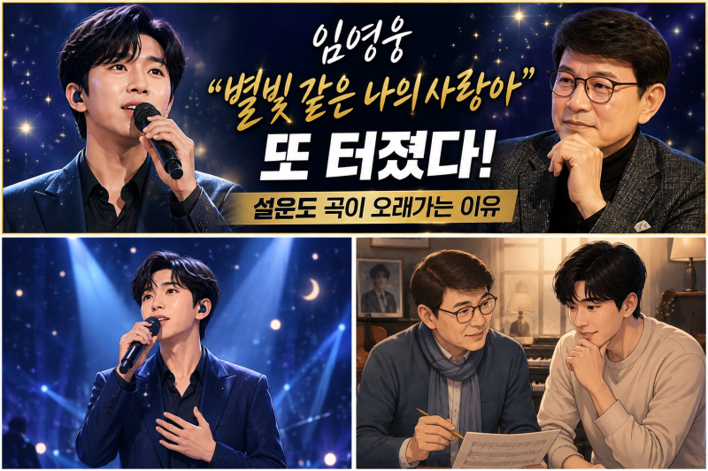 임영웅 ‘별빛 같은 나의 사랑아’ 또 터졌다…설운도 곡이 오래가는 이유