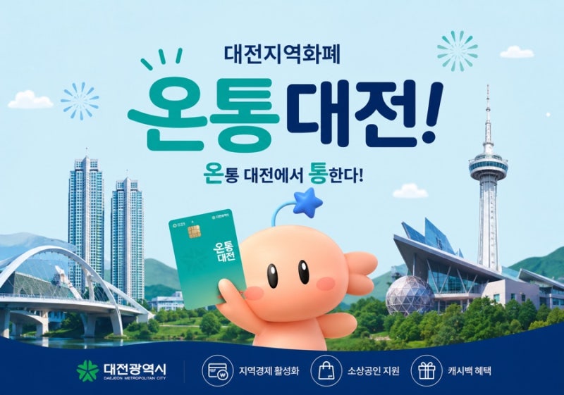 온통대전 2.0 캐시백 총정리 (9월 15%, 사용처·발급방법까지)