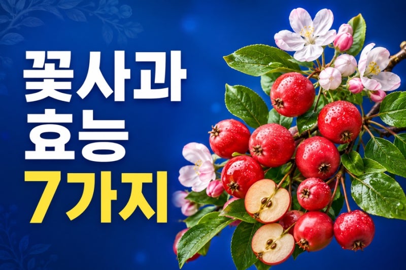 꽃사과 효능 7가지, ”관상용인 줄만 알았다“ 하셨다면 오해