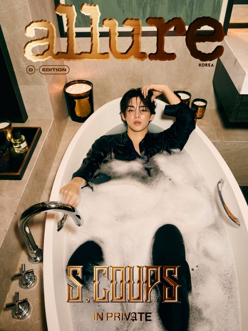 Allure Korea October Issue: SEVENTEEN's S.Coups and Perfume Brand Trudon