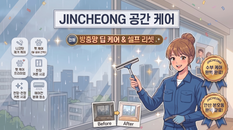 [비 오는 날 청소 꿀팁] 먼지 날림 없이 방충망 묵은 때 벗겨내는 셀프 청소법 (+다이소 추천....