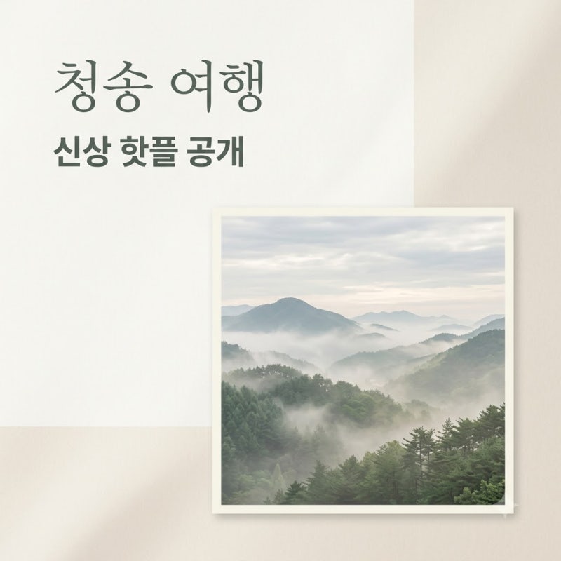"폭포 소리에 힐링.." 청송가볼만한곳 3곳, 2026년 9월 1일 개장한 신상 핫플 정체는?