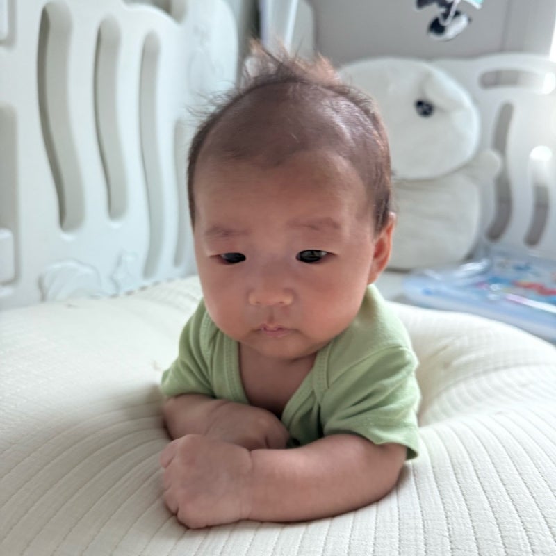 [육아기록] 2개월 아기 성장 발달 기록 | 아기 터미타임, 언제부터 어떻게 해야 할까? | 터미타....