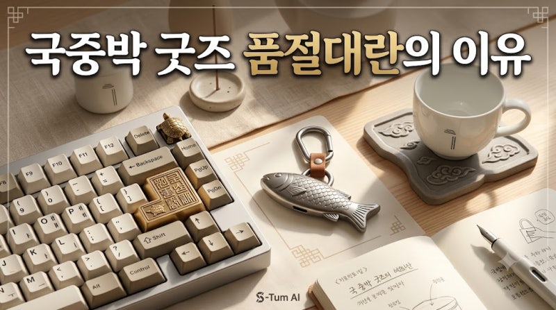 외국인도 반한 K-기념품! 국립중앙박물관 굿즈 매출 6배 증가의 비밀