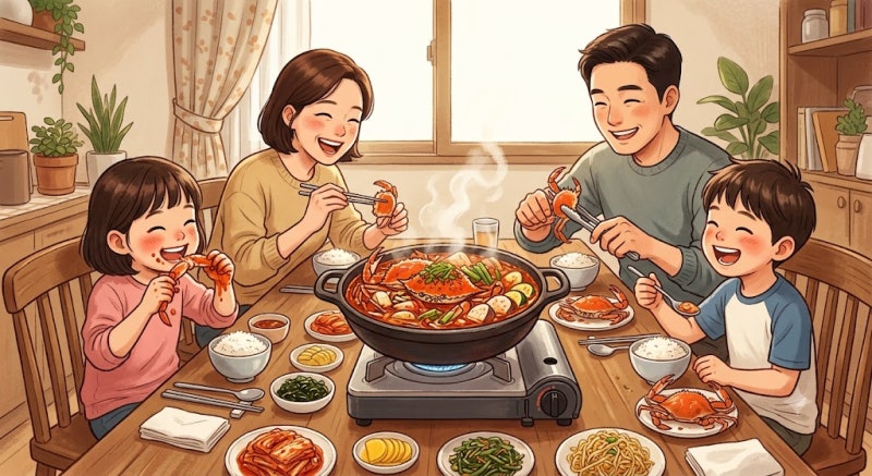 얼큰하고 시원한 꽃게탕 끓이는 방법 꿀팁공유 !