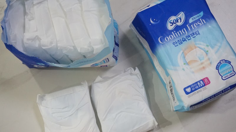 내돈내산 생리대, 쏘피 쿨링 프레쉬 안심숙면팬티 입는 오버나이트 추천