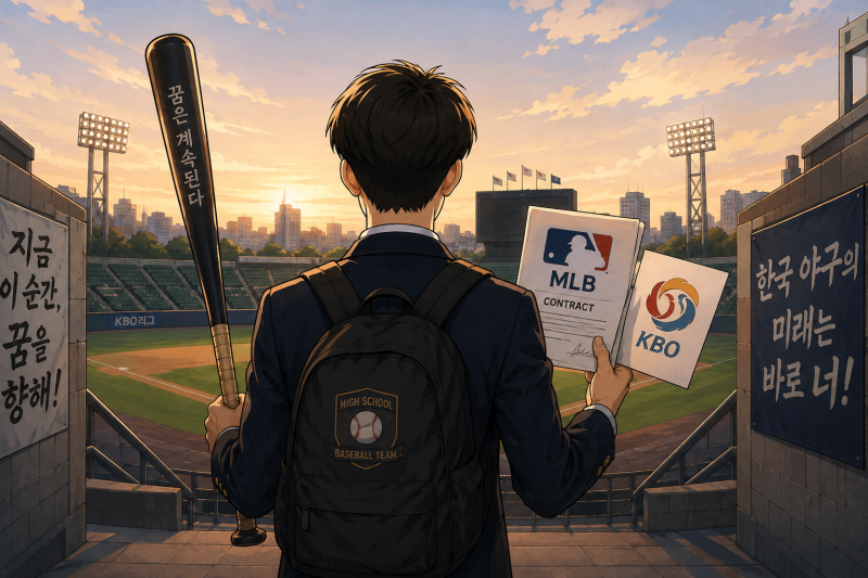 MLB 24억 거절한 김도영급 유망주가 KIA로? 서울고 김지우 전체 3순위 가능성과 두산의 선택