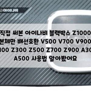 직접 써본 아이나비 블랙박스 Z1000 본체만 배선호환 V500 V700 V900 Z100 Z300 Z500 Z700 Z900 A300 A500 사....