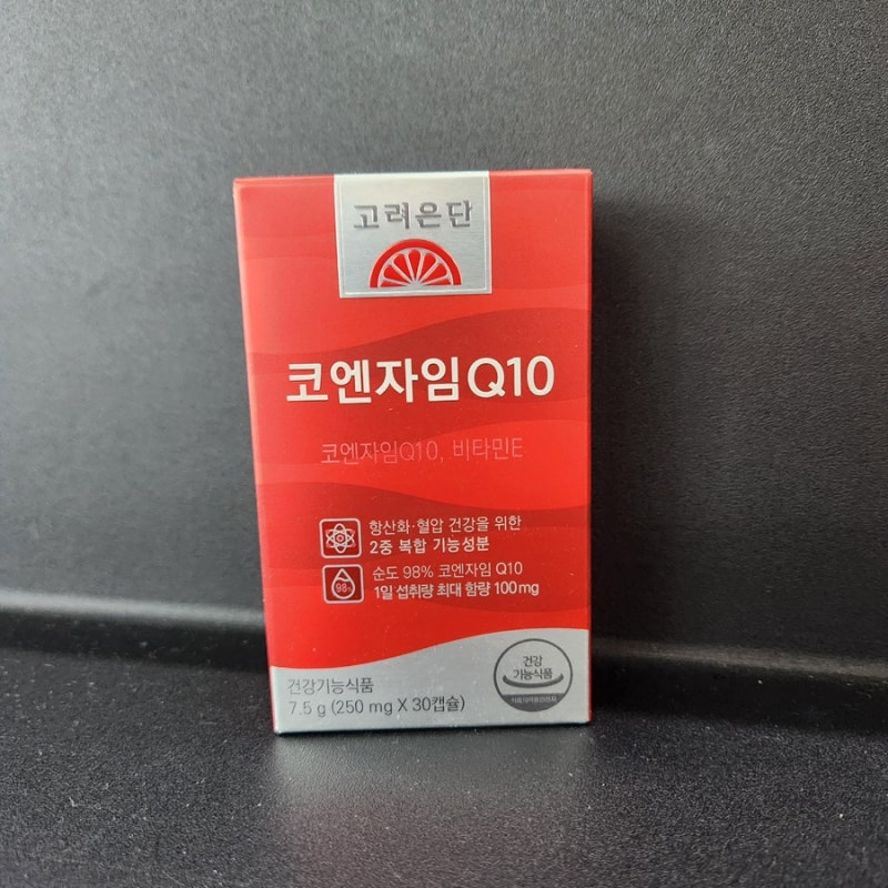 고려은단 코엔자임Q10 효능 부작용 30캡슐 후기