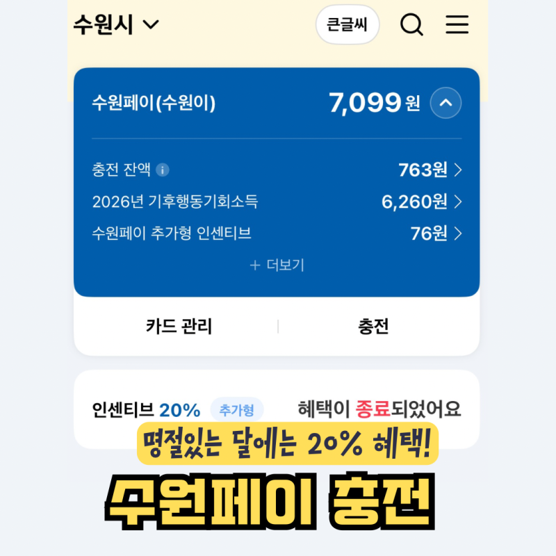 수원지역화폐 수원페이 충전방법 혜택 소득공제 총정리 | 12만명 대기 뚫다 충전실패