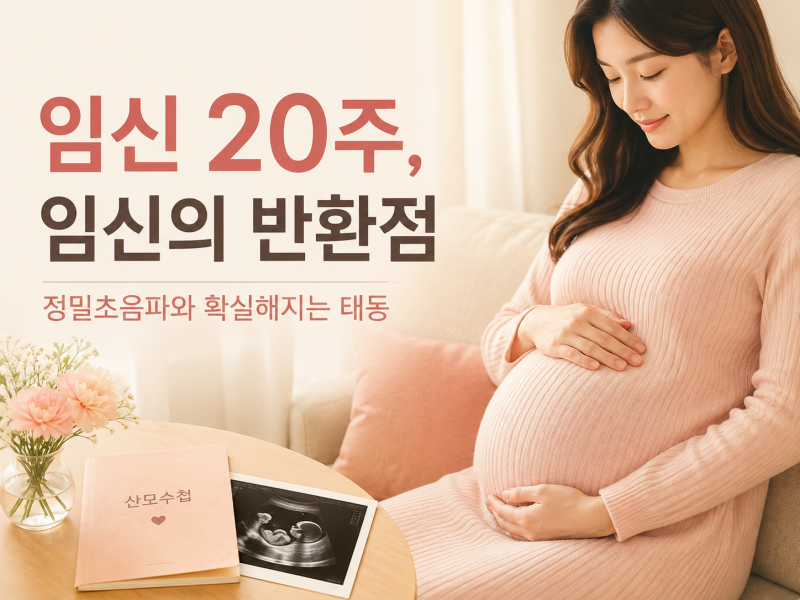 임신 20주 정밀초음파, 태동이 확실해지는 시기일까요?