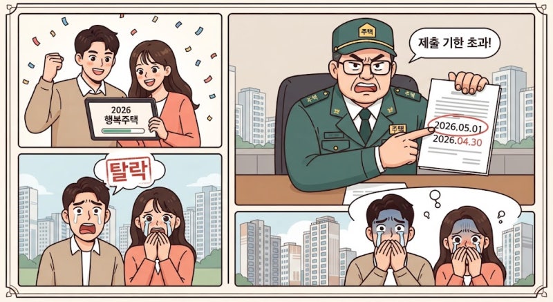 행복주택 서류 제출기간, 하루 늦으면 탈락? 2026년 결과를 가르는 확인 기준