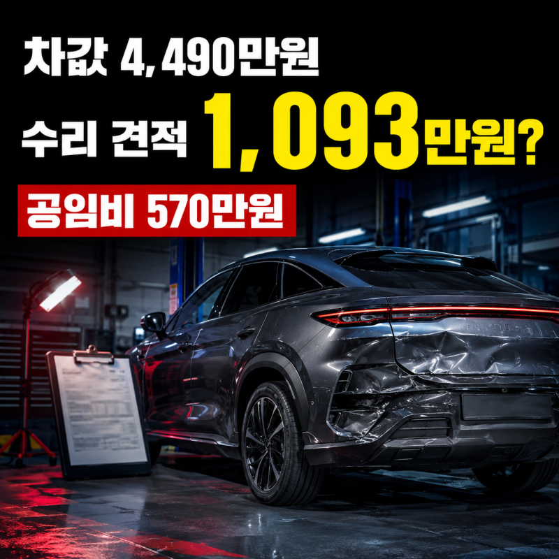 BYD 씨라이언7 공임비 확인해보니…차값은 4,490만원인데 수리 견적 1,093만원?