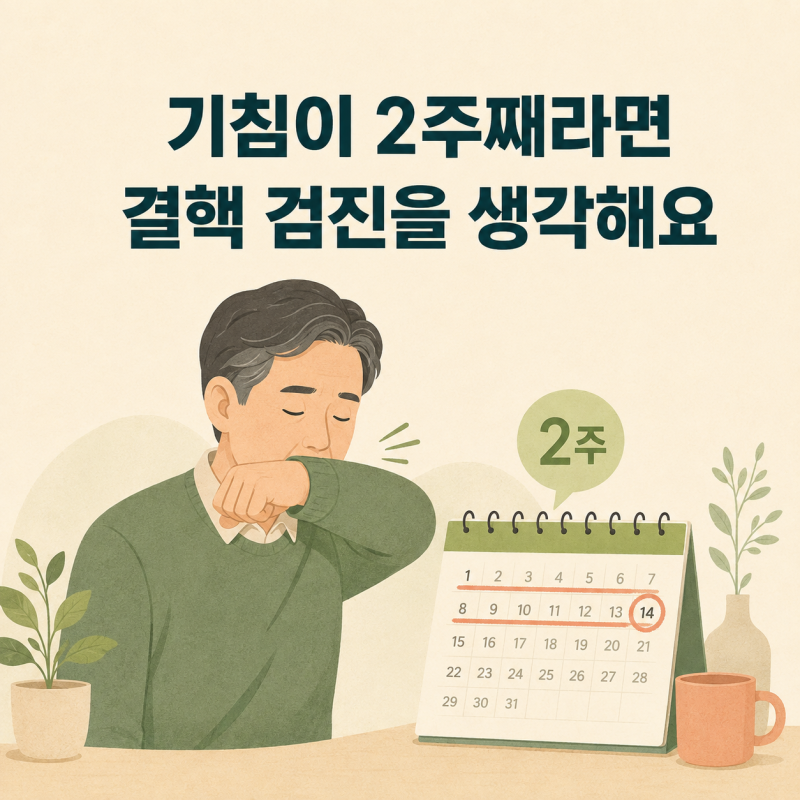 감기인 줄 알았는데 기침이 2주째? 50대 이후 다시 살펴볼 결핵