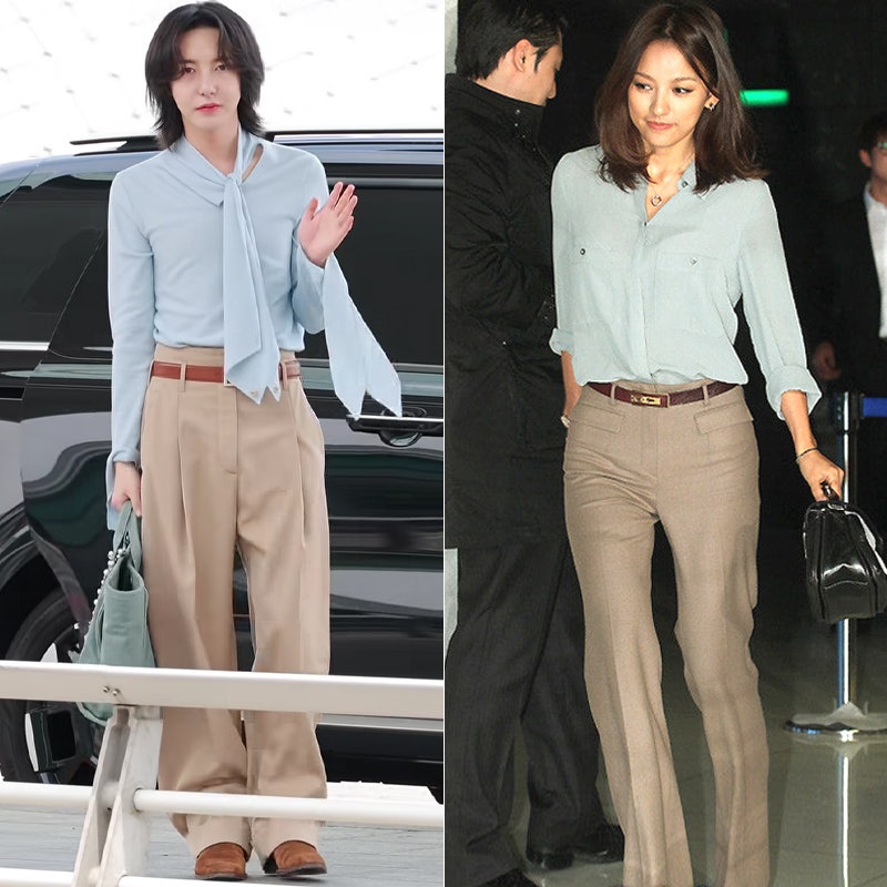 이효리 하객룩인 줄 알았다는 남자 아이돌 공항패션