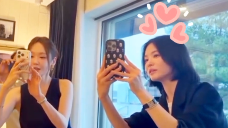 “송혜교 이런 모습 처음” 엄정화 와인파티서 포착된 텐션 업, 고현정·강민경까지 총출동