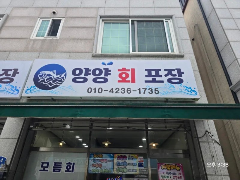 양양회포장_양양횟집 추천