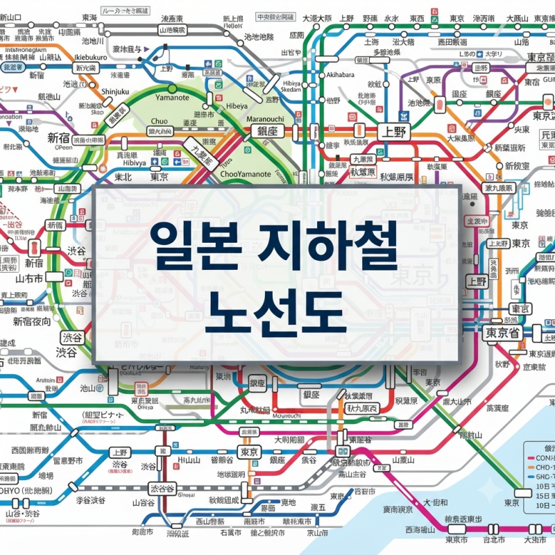 일본 지하철 노선도 총정리｜도쿄·오사카 요금부터 막차·타는 법까지