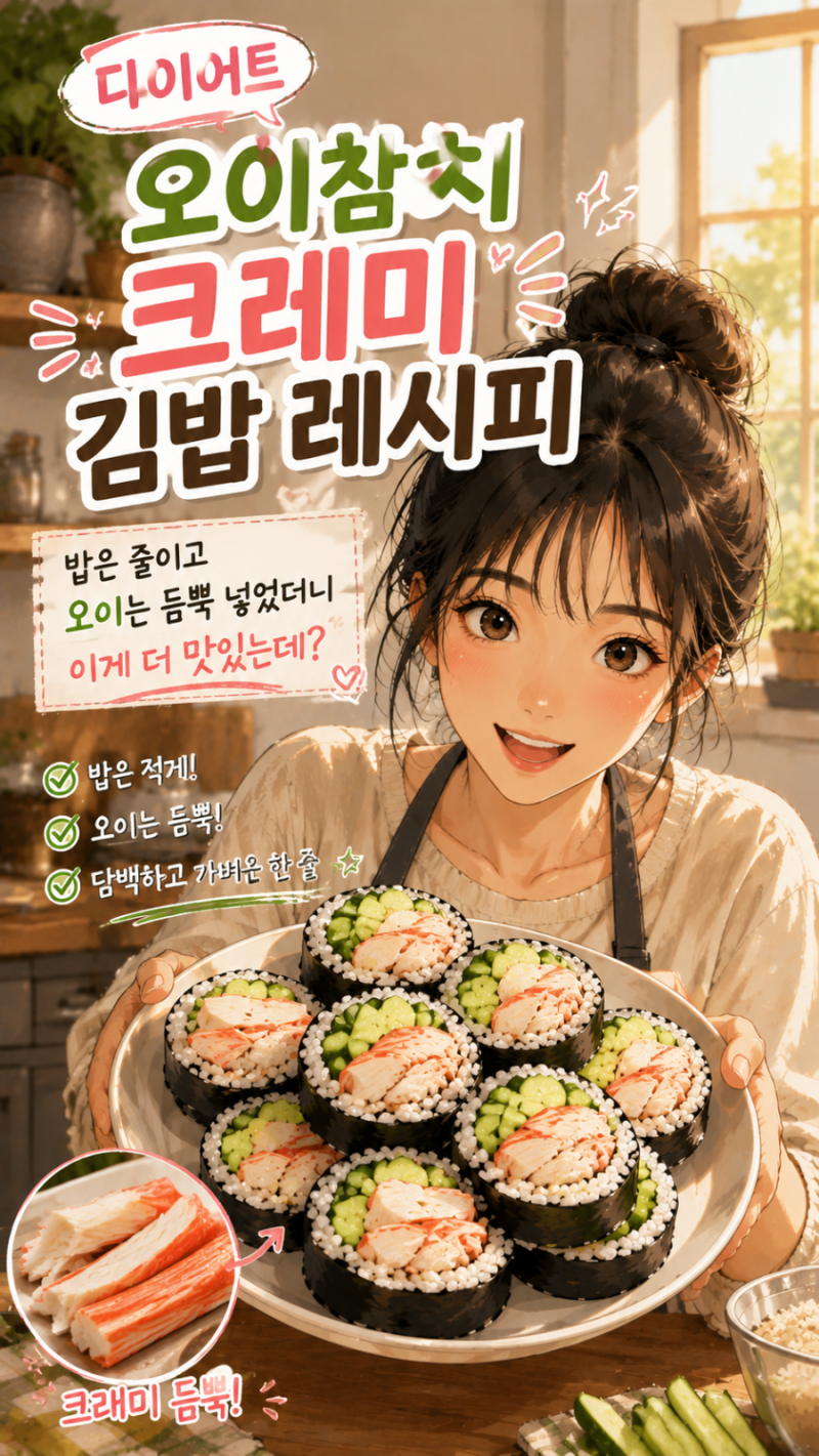 오이 참치 김밥~다이어트 김밥 2