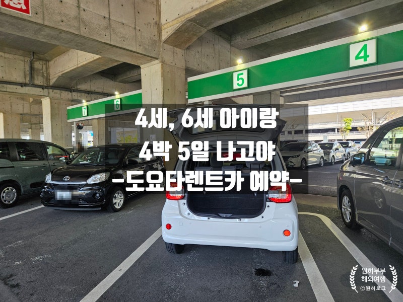 나고야 렌트카 예약 후기 자란넷 도요타렌트카 나고야 공항 픽업