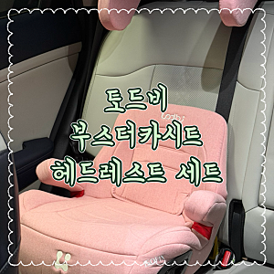 토드비 부스터카시트 헤드레스트 세트 부스터카시트 브랜드 부스터카시트 설치