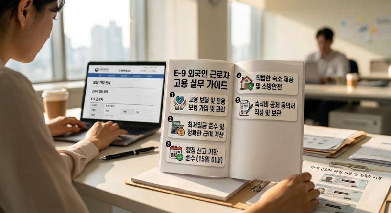 [E-9] 외국인 근로자 채용시 실무처리
