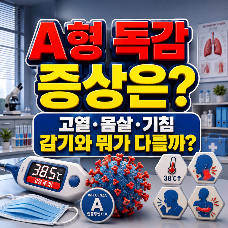 A형 독감 증상은? 격리 의무, 전염·잠복기부터 수액 치료와 검사까지