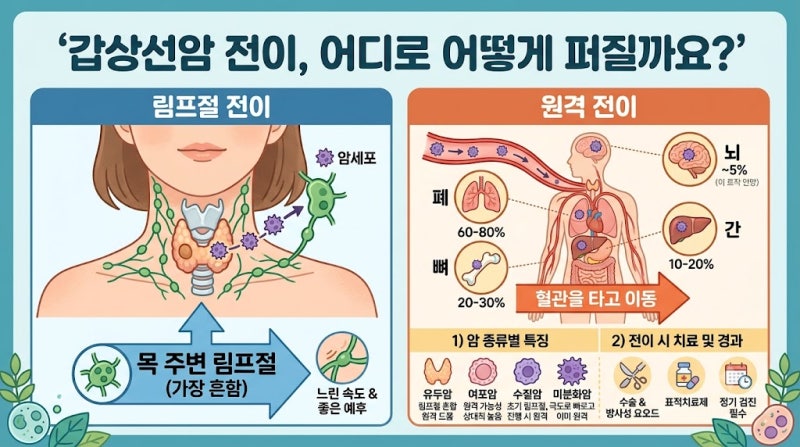 갑상선암 초기증상과 심하면 사망할 수 도 있는지?