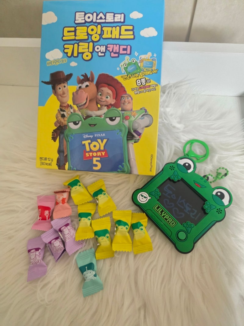 스위트조이 토이스토리 드로잉패드 키링앤캔디 귀여운 캐릭터 굿즈