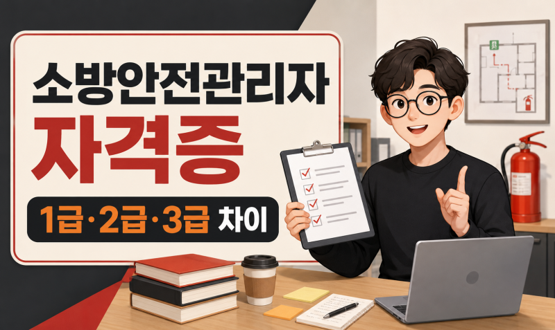 소방안전관리자 자격증 취득방법, 1급·2급·3급 차이와 선임기준