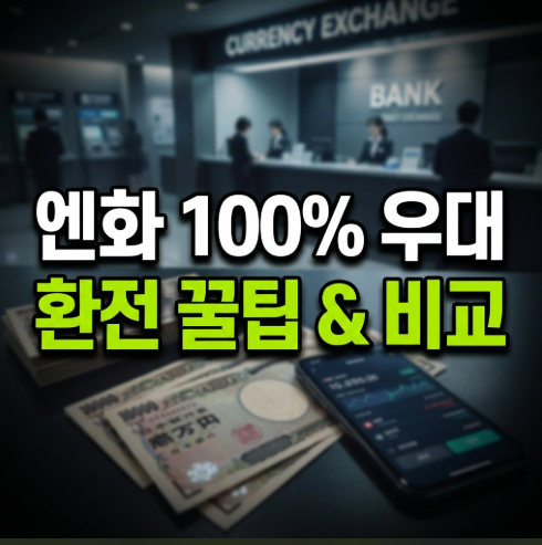 신한은행 쏠(SOL)·트래블로그 엔화 환전 가이드: 100% 환율 우대받고 수수료 아끼는 법