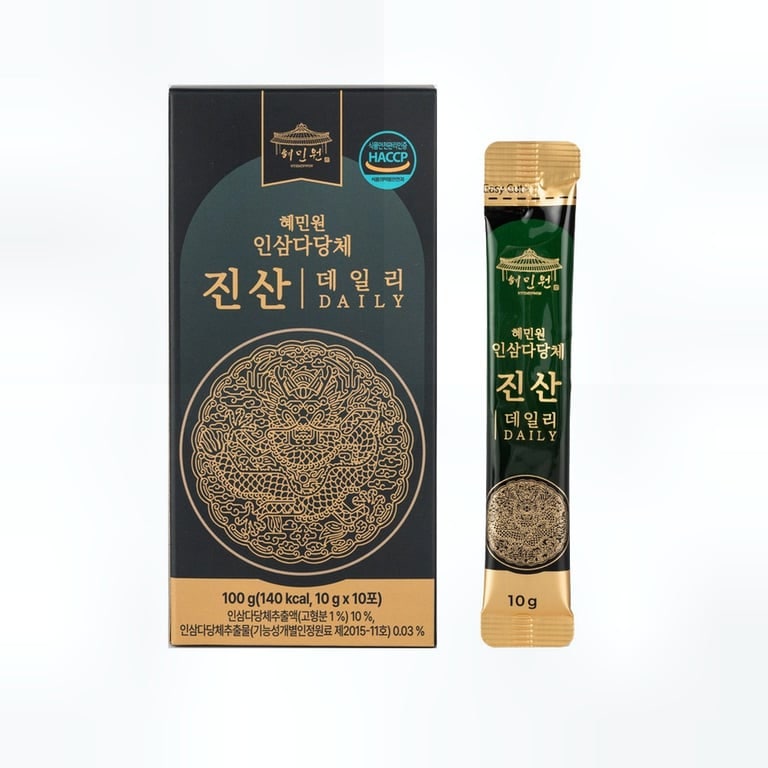 혜민원 인삼다당체 진산 데일리 스틱 TV방영 솔직 후기, 내돈내산 효능 가격 추천
