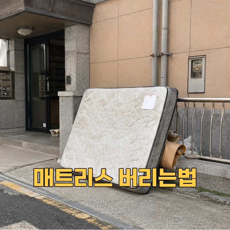 매트리스 버리는법 어떻게 옮기죠?