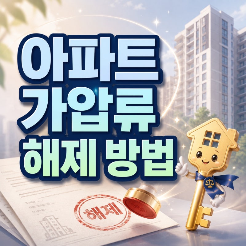아파트 가압류 해제 방법 간편정리