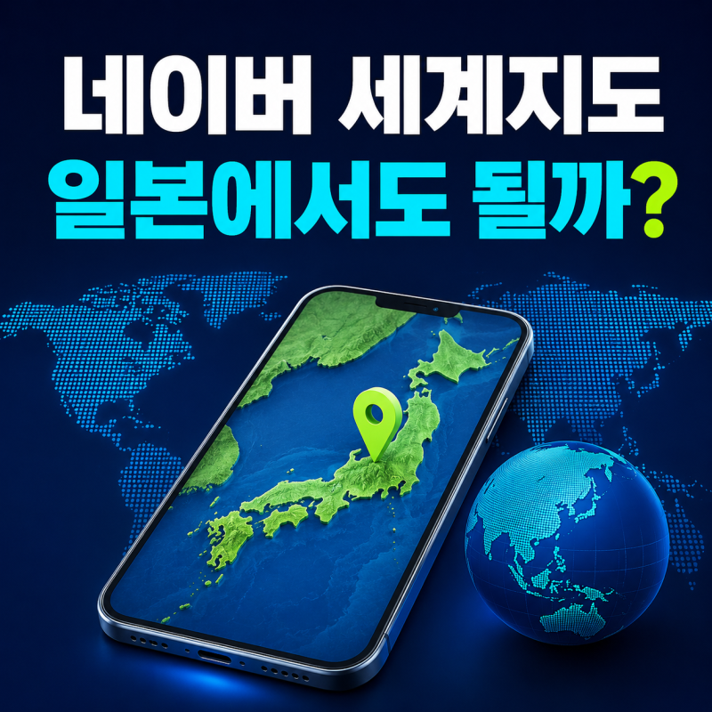 네이버지도 세계지도 사용법｜일본 장소 검색·저장·길찾기 가능할까?